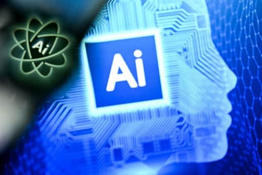 Illustration numérique représentant une tête stylisée et des circuits, avec le sigle Ai
