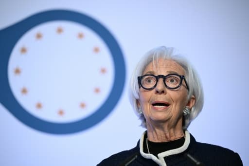 La présidente de la BCE Christine Lagarde, qui a relevé les taux directeurs.