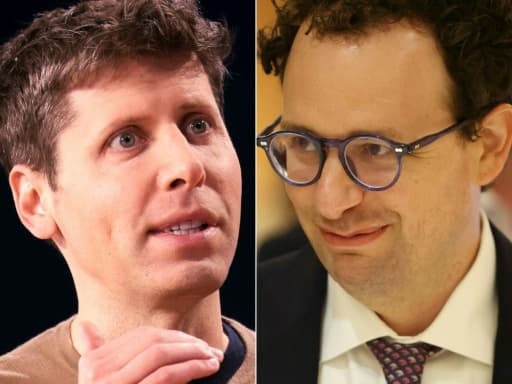 Sam Altman (OpenAI) et Dario Amodei (Anthropic)