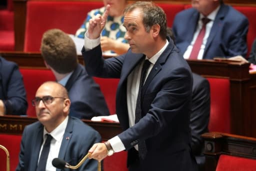 Le Premier ministre Sébastien Lecornu à l'Assemblée nationale